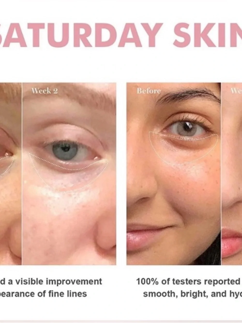 Saturday Skin Yuzu vitamin c bright Eye Cream 0.50oz/15 ml